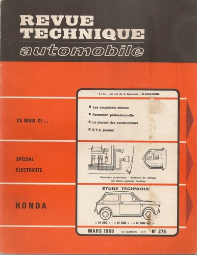 Revue technique automobile - revue,