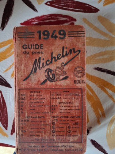 Guide pneu michelin 1949 - du,