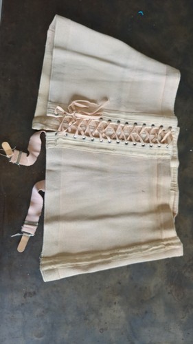 Corset ancien minerve coton - corset,