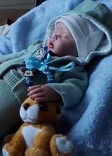 Bébé reborn réaliste entièrement en silicone de platine de 53cm pour 3kg300 