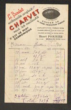 MIREBEAU (86) LOGGING / BULLET CHARVET / COAL "Henri POMMIER"