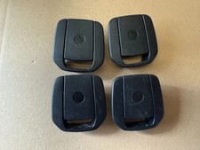4 X GENUINE BMW 1/3 SERIES E81 E82 E87 E90 E91 REAR ISOFIX SEAT COVER BLACK SET