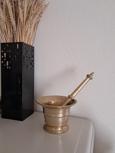 Pilon mortier laiton - pilon,