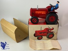 VINTAGE TOY CIJ EUROPARC 8/52 RENAULT ELECTRIC AGRICULTURAL TRACTOR RED 1960
