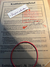 DKW Munga 1962 EX BW Car Letter Vintage Truck, cancelled-see photos-