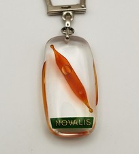 PORTE CLÉ BOURBON - NOVALIS - Laboratoire / Pharmacie - Inclusion Vintage 1960s 