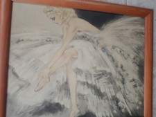 Reproduction- Louis Icart -Danseuse- ART DECO- Cadre
