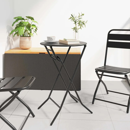 Table jardin métal - de, pliante