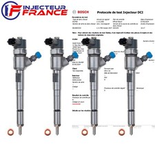 4x 0445110183 Injecteur Bosch