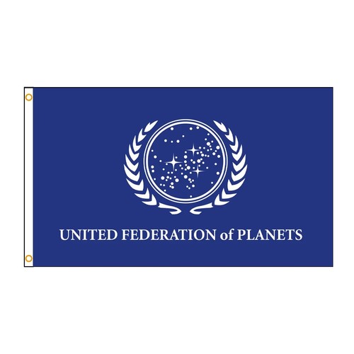 Star trek drapeau united - star,