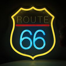 enseigne lulineuse led néon route 66