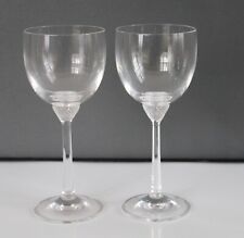 2 Villeroy and Boch crystal red wine glasses Octavia model H 18.5 cm
