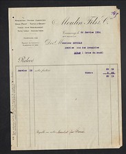 TOURCOING (59) CARPET FABRICS CARPET "MOULIN Fils & Cie" in 1924