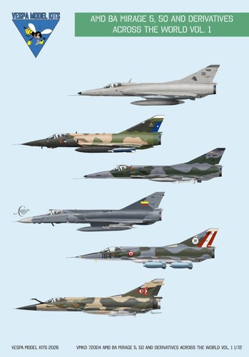 Mirage 50 and - 1/72,