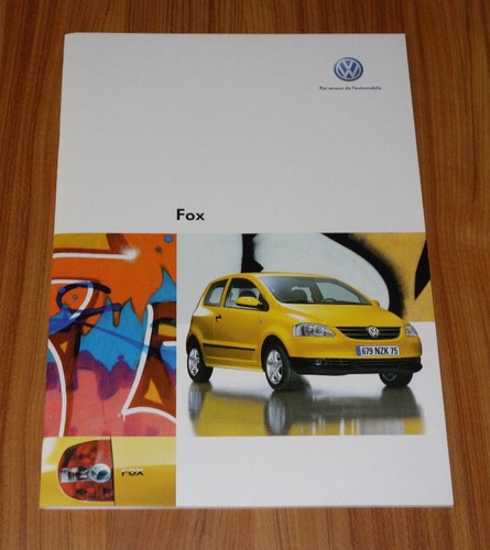 Catalogue volkswagen fox - catalogue,