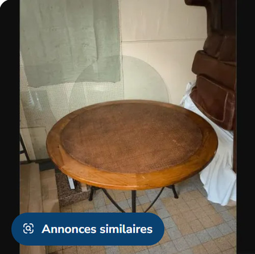 Table ronde 130cm plateau - , en