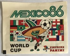 Original Panini Foot Coupe De Monde Mexico 86 Vertical Pochette Bustina