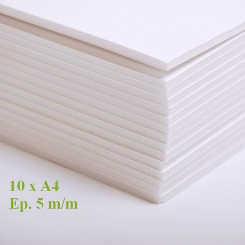 Plaques carton plume - 10, mousse