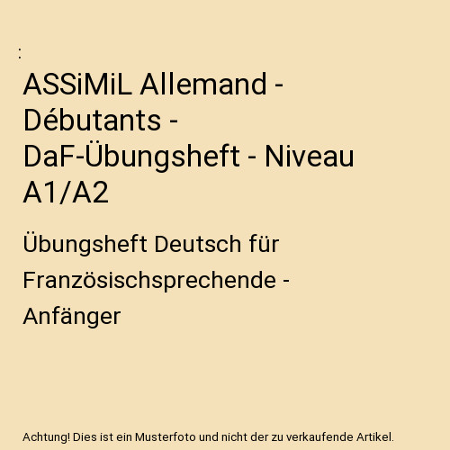 Assimil allemand débutants - allemand,