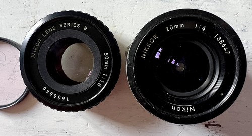 Lot deux optiques nikon - lot,