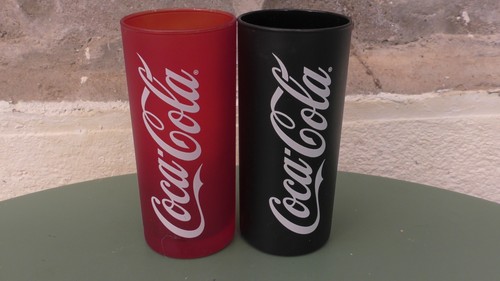 Coca cola verre rouge noir - cola,