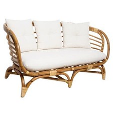 Canapé 2 Places en Rotin