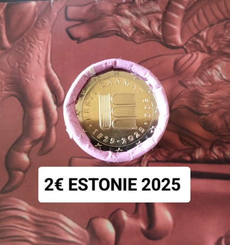 Pièce euros estonie 2025 - pièce, 2