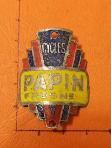 Cycles papin fresnes plaque - cycles,
