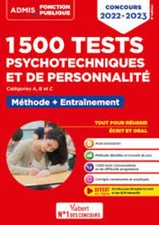 1500 Tests Psychotechniques Et