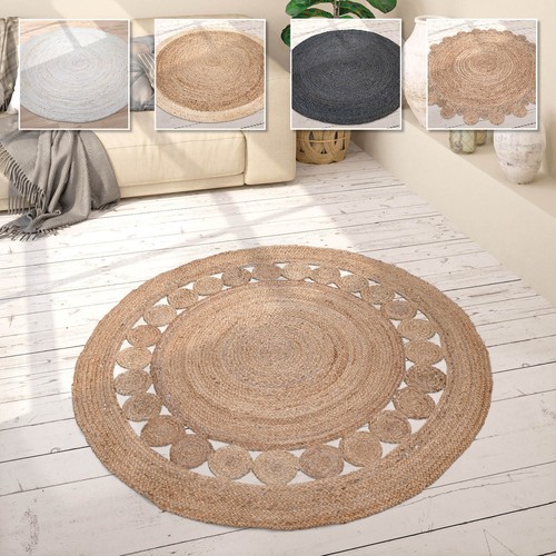 Tapis rond salon - tapis,