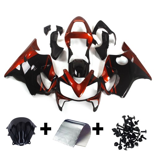 Injection red black - black, fairing