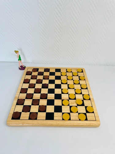 Jeu dames bois - de,