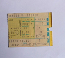 DEEP PURPLE TICKET 1973
