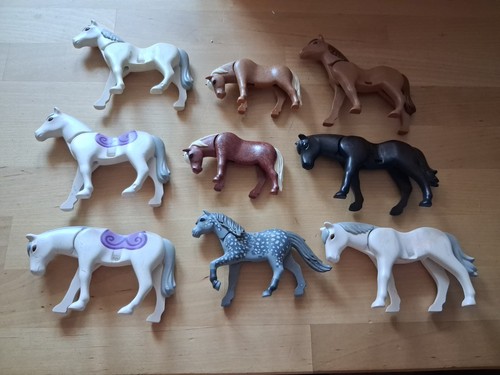 Playmobil lot chevaux - lot, 9