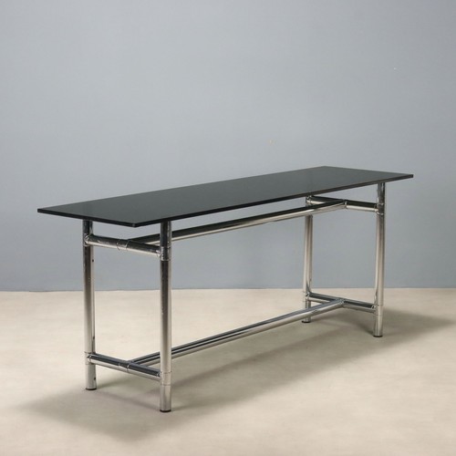 Console vintage verre métal - vintage,