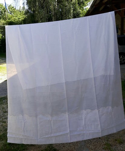 Rideau voilage blanc - voilage, cm
