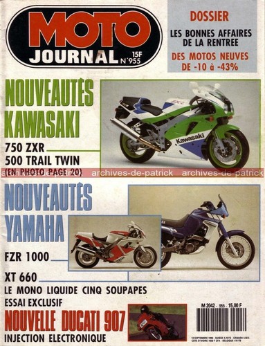 Moto journal 955 essai - moto,