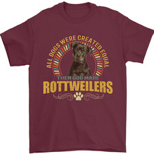 A Rottweiler Dog Mens T-Shirt 100% Cotton