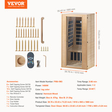 VEVOR Sauna Infrarouge