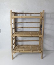 étagère pliable en rotin