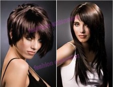 EXTENSIONS A CLIPS DE CHEVEUX NATUREL REMY HAIR 41 CM ,8 BANDES, 18 CLIPS