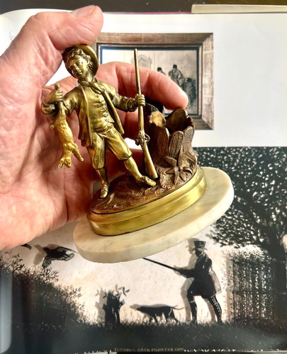 Sculpture statuette bronze - statuette, à