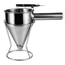 Entonnoir à balle Octopus Sushi Sushi Fondnel de piston avec rack (argent)