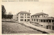 TOUVERAC Sanatorium de la Grolle Saint Bernard Central Building Entrance Men