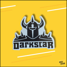Red Rain - Sticker autocollant darkstar skate - 5 x 5cm