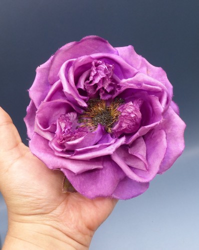 Vintage grande broche tissu - broche,
