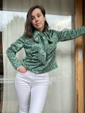 Vintage 1970s Green Abstract