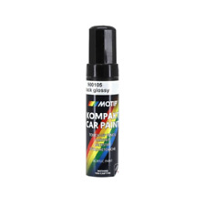 Stylo peinture Noir brillant , retouche  M900105 12 ml - MOTIP BLACK GLOSSY