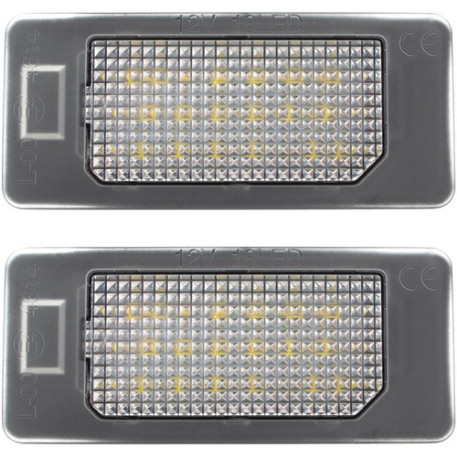 Plaque eclairage feux led - plaque, 2x