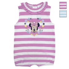 Combinaison Disney Bébé Minnie Mouse En Coton D'Été Pour Fille 6796